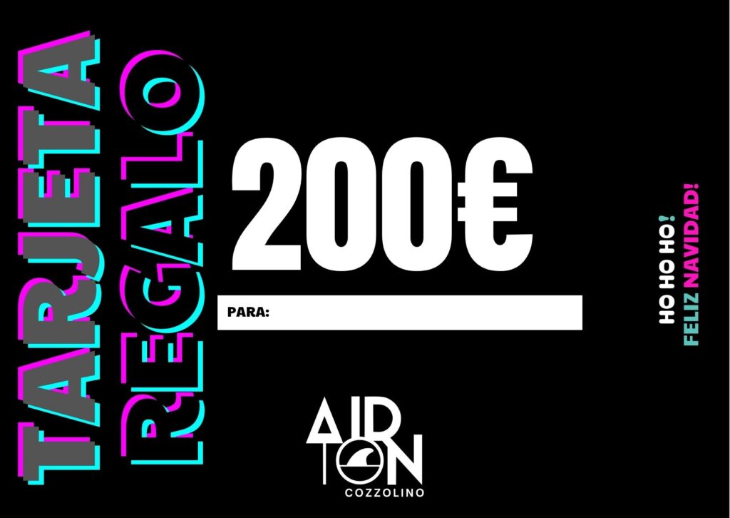 Tarjeta regalo quillas y camisetas orgánicas en Airton Cozzolino
