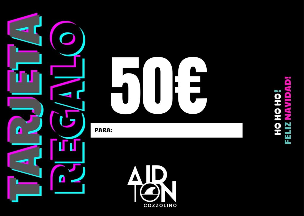 Tarjeta regalo quillas y camisetas orgánicas en Airton Cozzolino